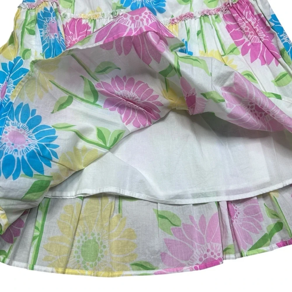 Lilly Pulitzer Tiered Skirt S Pleats Old Money Preppy  Resort Cruise Tennis Prep